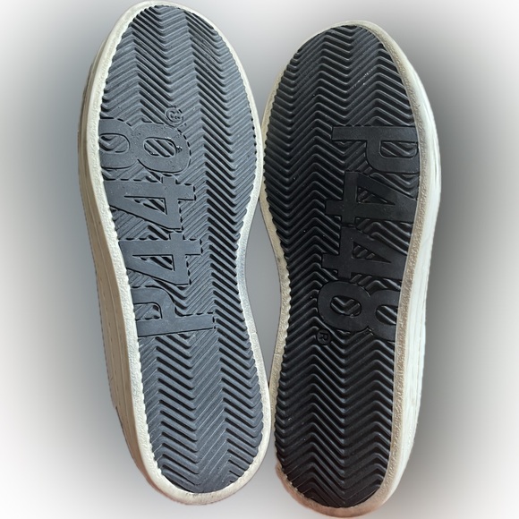 P448 White and Gray Sneakers Casual Low-Top Design - Picture 5 of 6